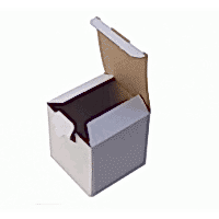 10,5x10,5x10,5cm Kutu Beyaz