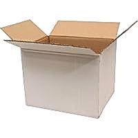 20x15x15cm Tek Oluklu Beyaz Koli