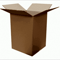 55x55x95cm Çift Oluklu Kraft Koli