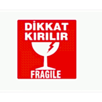 Kırılır Etiket 7x8cm [500 Adet]